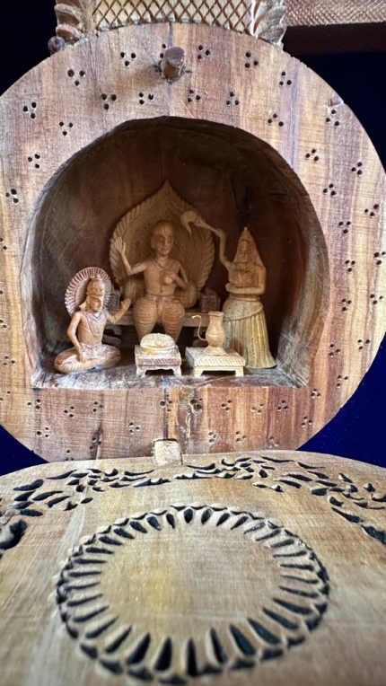 Handcrafted Sandalwood Krishna Leela Veena